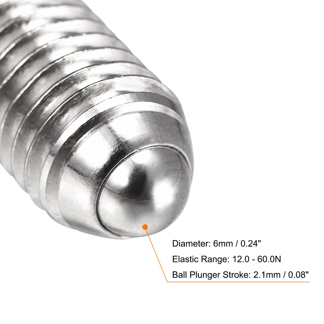 uxcell Ball Point Set Screws, M10 x 16mm 304 Stainless 