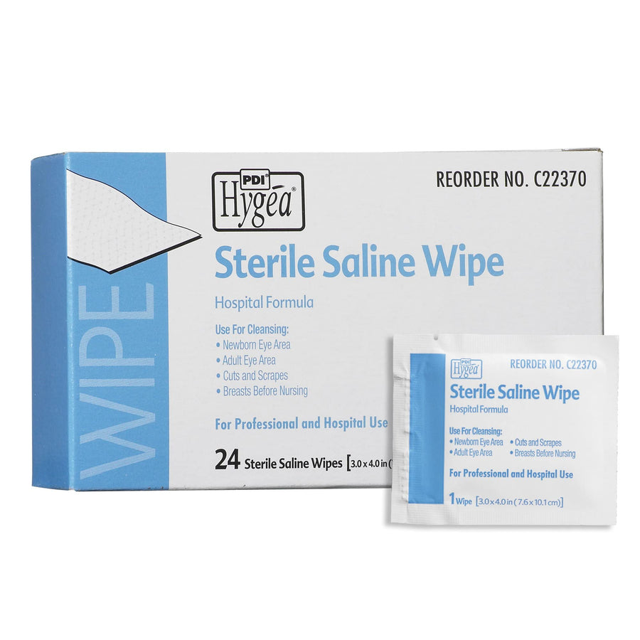 MCK23701100 - Saline Wipe Hygea Individual Packet Salin