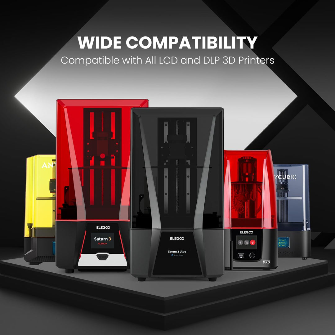 ABS-Like 3D Printer Resin LCD UV-Curing Resin 405nm Standard Photopolymer Resin for LCD 3D Printing Transparent 500g