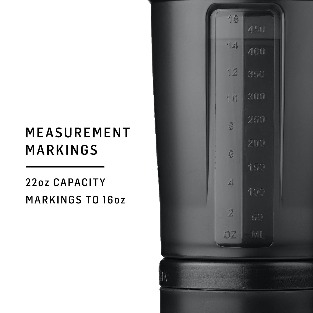 BlenderBottle Shaker Bottle with Pill Organizer and Sto