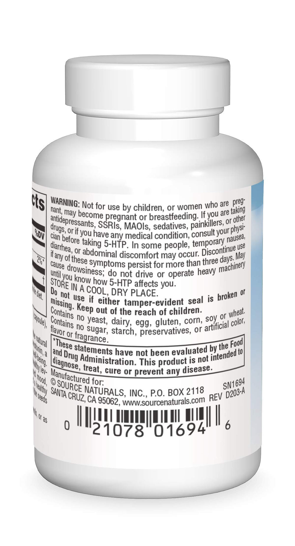 Source Naturals Serene Science 5-HTP 100 mg - 30 Capsul