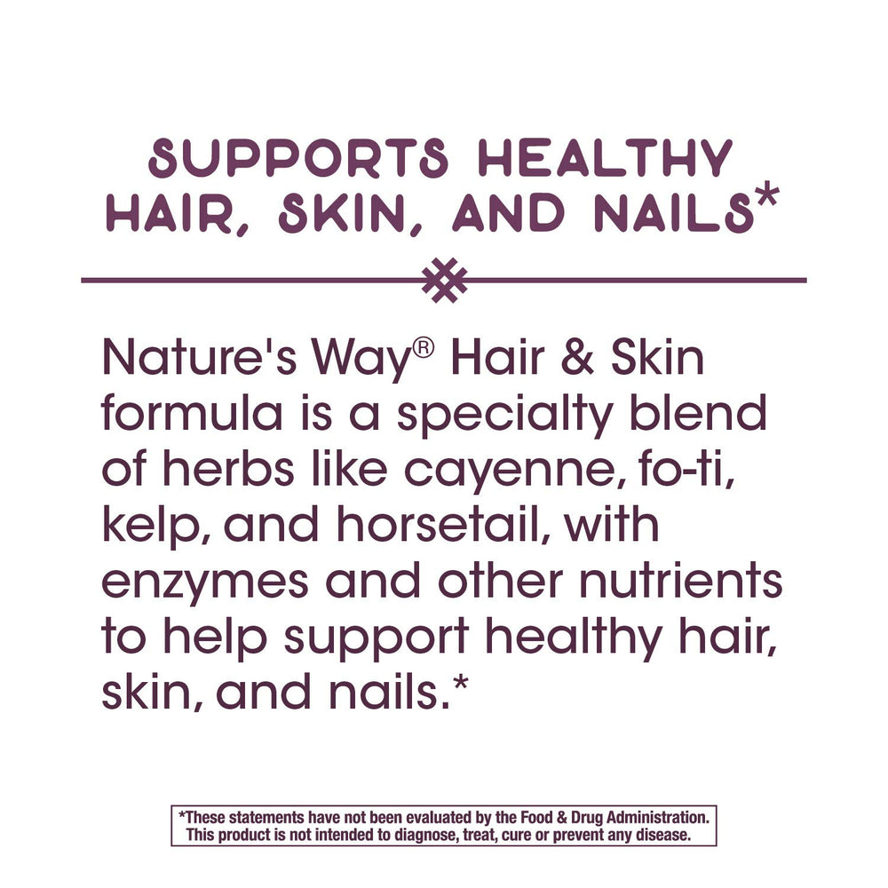 Nature's Way Premium Blend Hair & Skin, Support