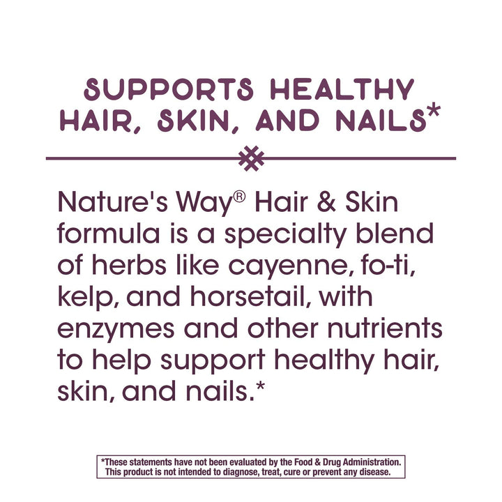 Nature&#39;s Way Premium Blend Hair &amp; Skin,
