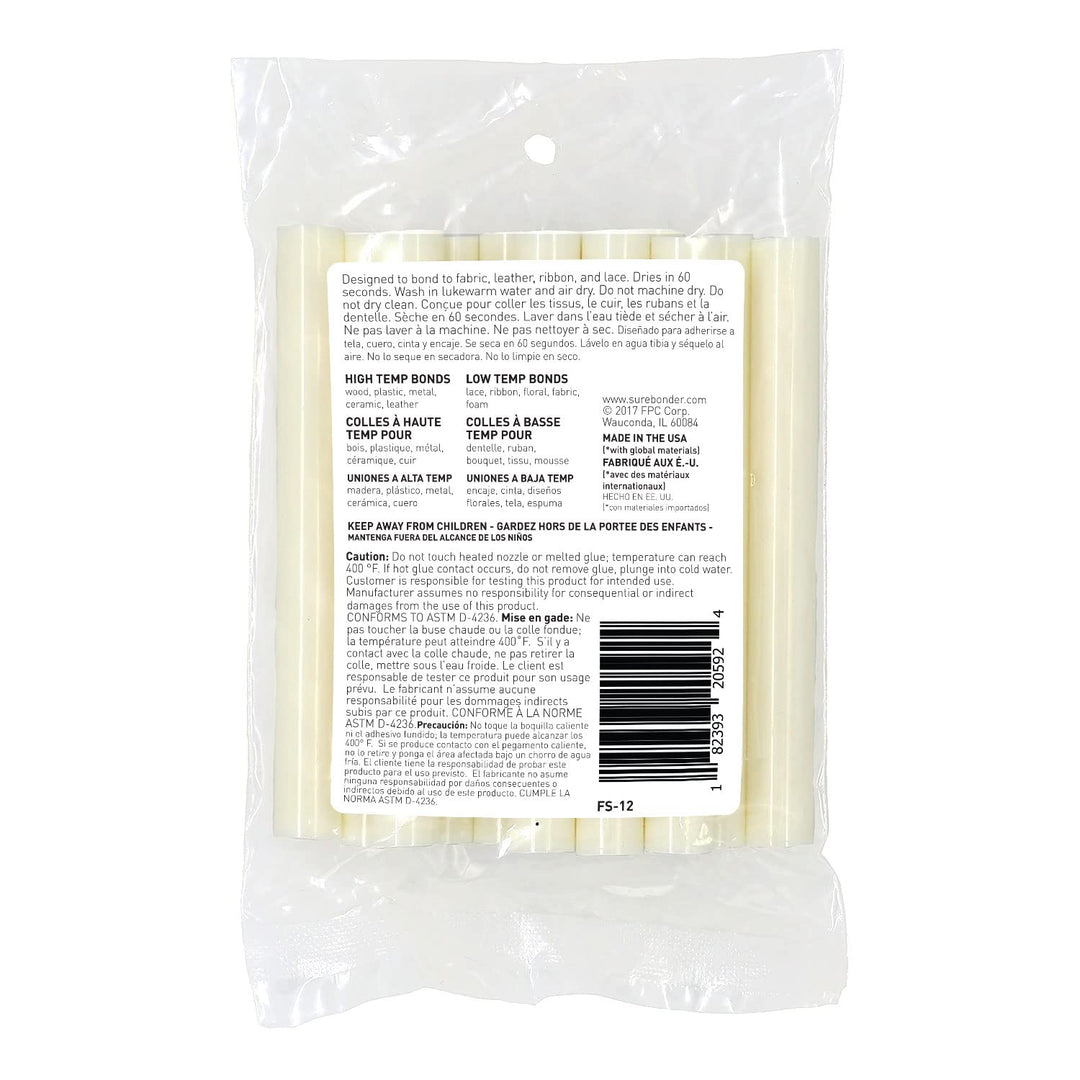FS-12 All-Temp Fabric Glue Sticks, 4-Inch