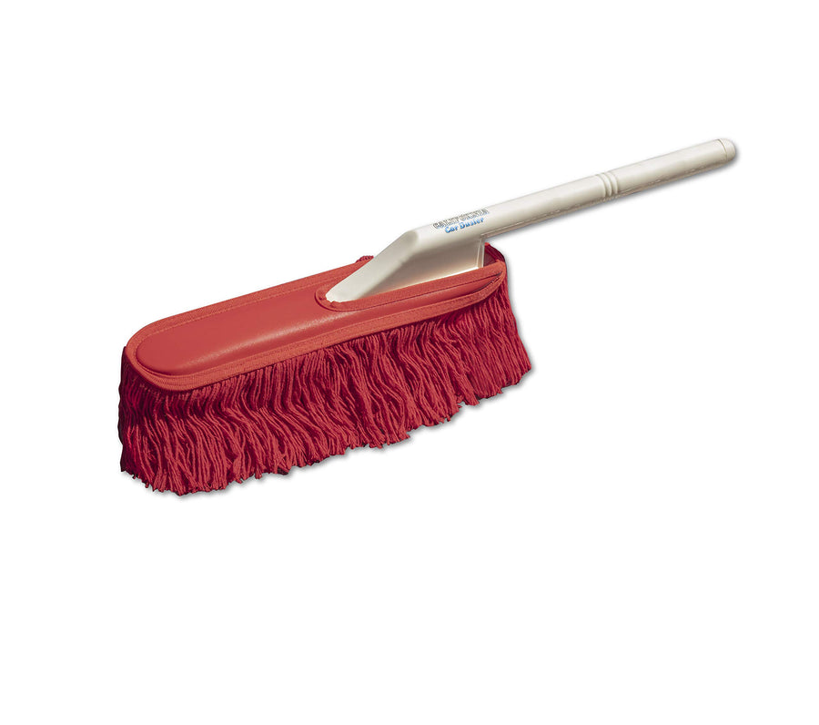 62443 Standard Car Duster with Plastic Handle, Red