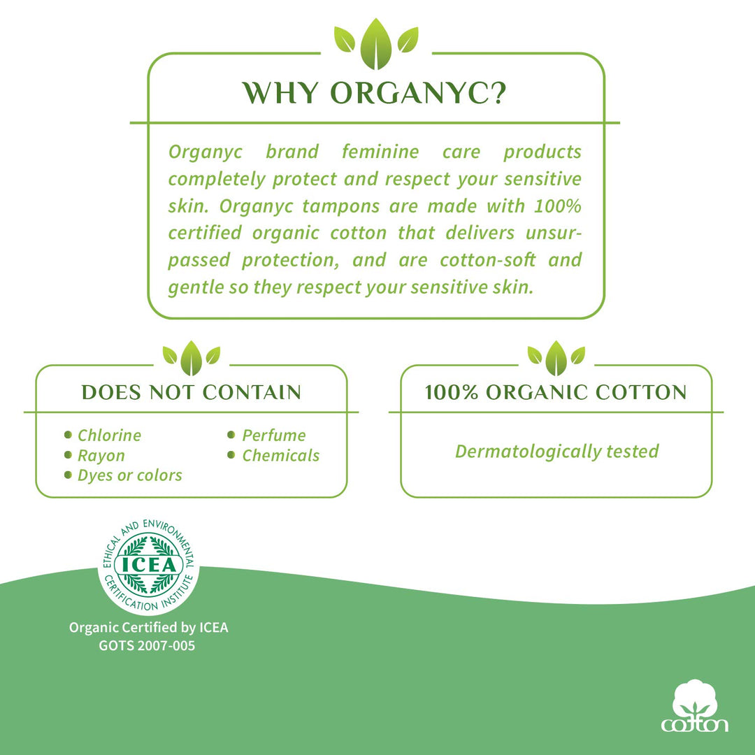 Organyc 100% Organic Cotton Compact Organic-Based Appli