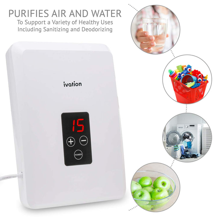 Ivation Portable Ozone Generator 600mg/h ââ‚¬â€œ Multip
