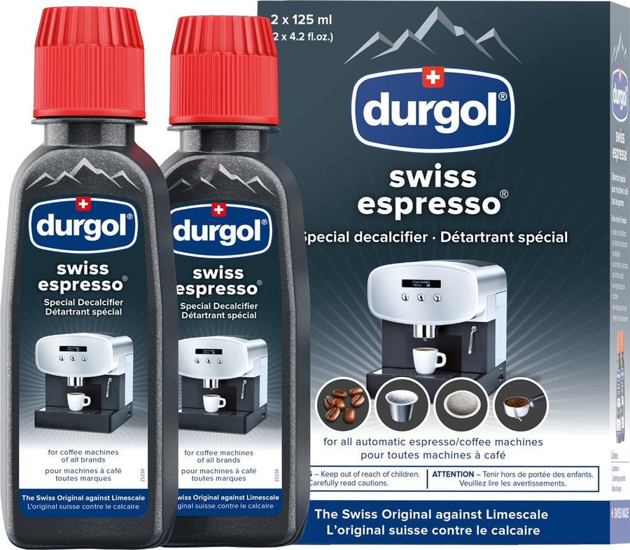 Swiss Espresso, Descaler and Decalcifier for All Brands of Espresso Machines and Coffee Makers, 4.2 Fluid Ounces (Pack of 2)
