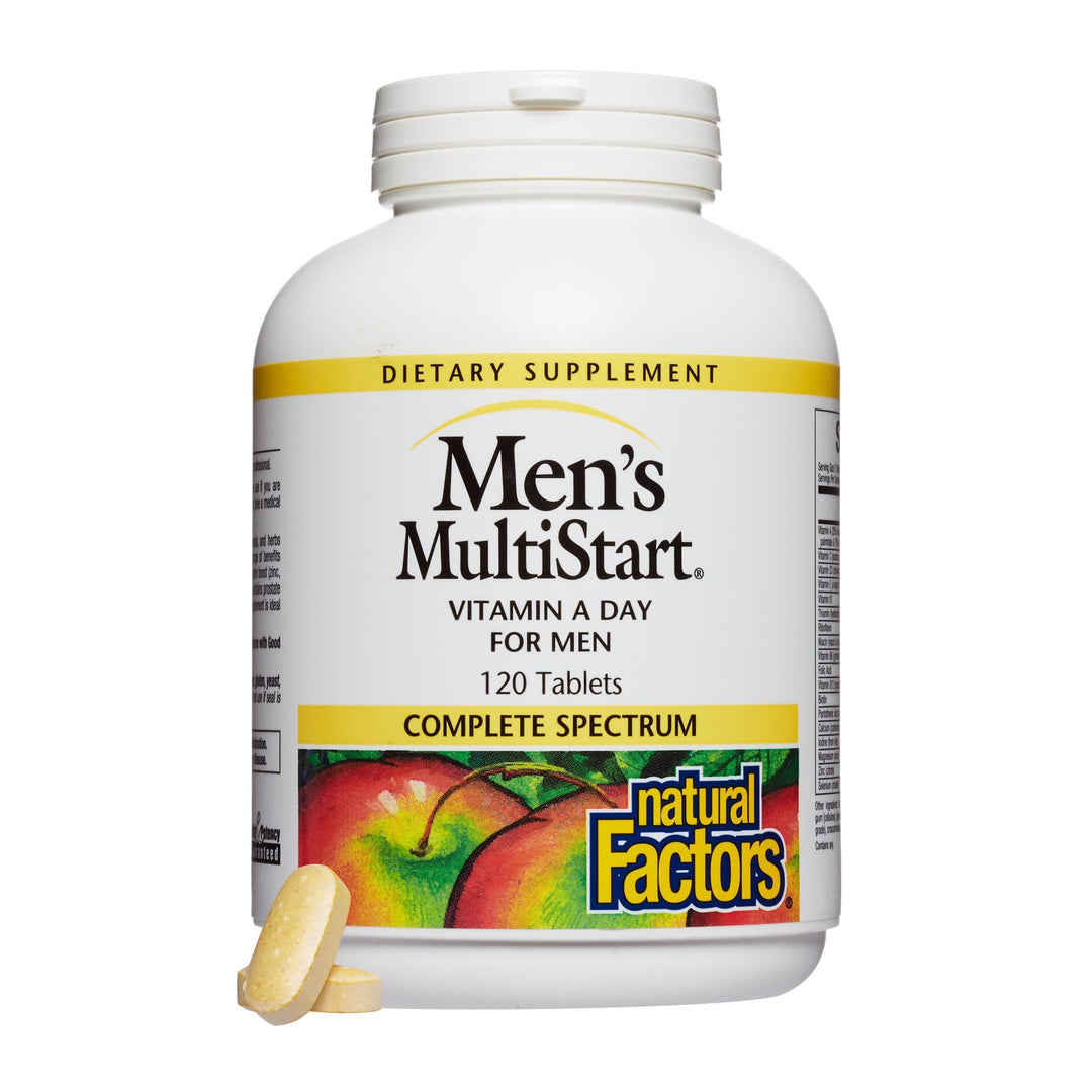 , Men&#39;s MultiStart Daily Multivitamin, Nutritional Support for Immune Health and Energy, 120 tablets (60 servings)