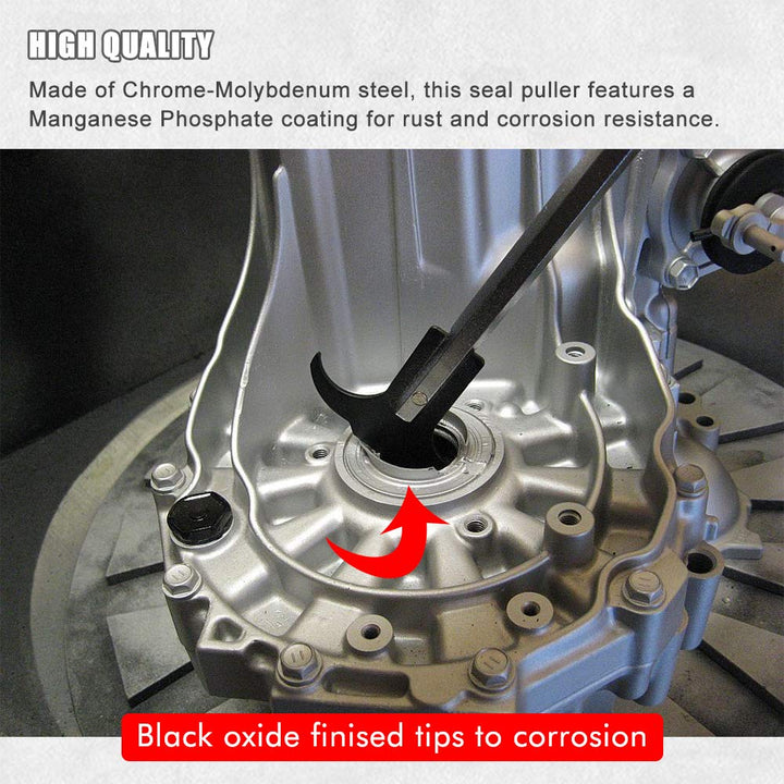 Professional Seal Puller Tool with Dual Hook Tips Remove Oil and Grease Seals for Cars, SUVs and Light Trucks