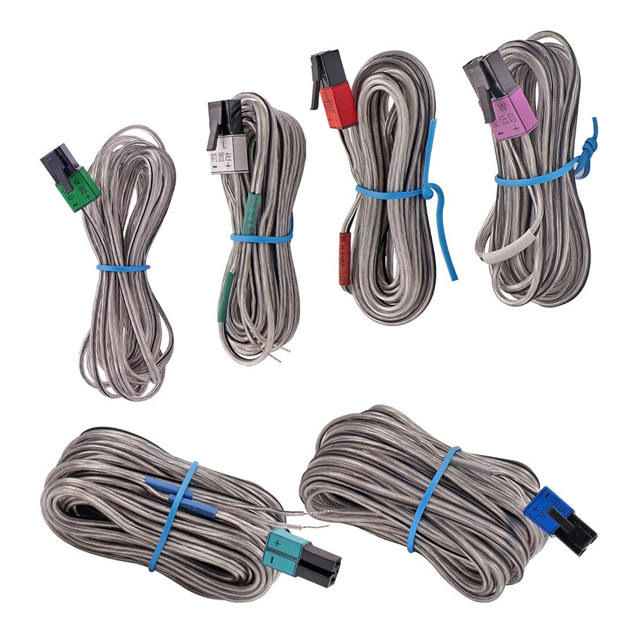 Qzanyee Life Set of 6 Speaker Wire Cable Cord Replaceme