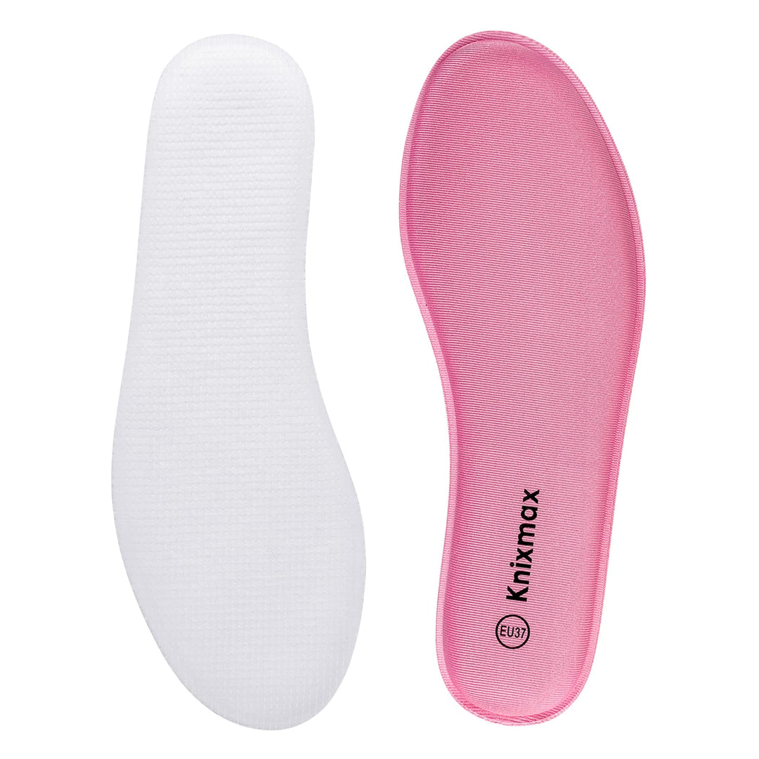 Knixmax Memory Foam Insoles for Women Men, Super Soft S