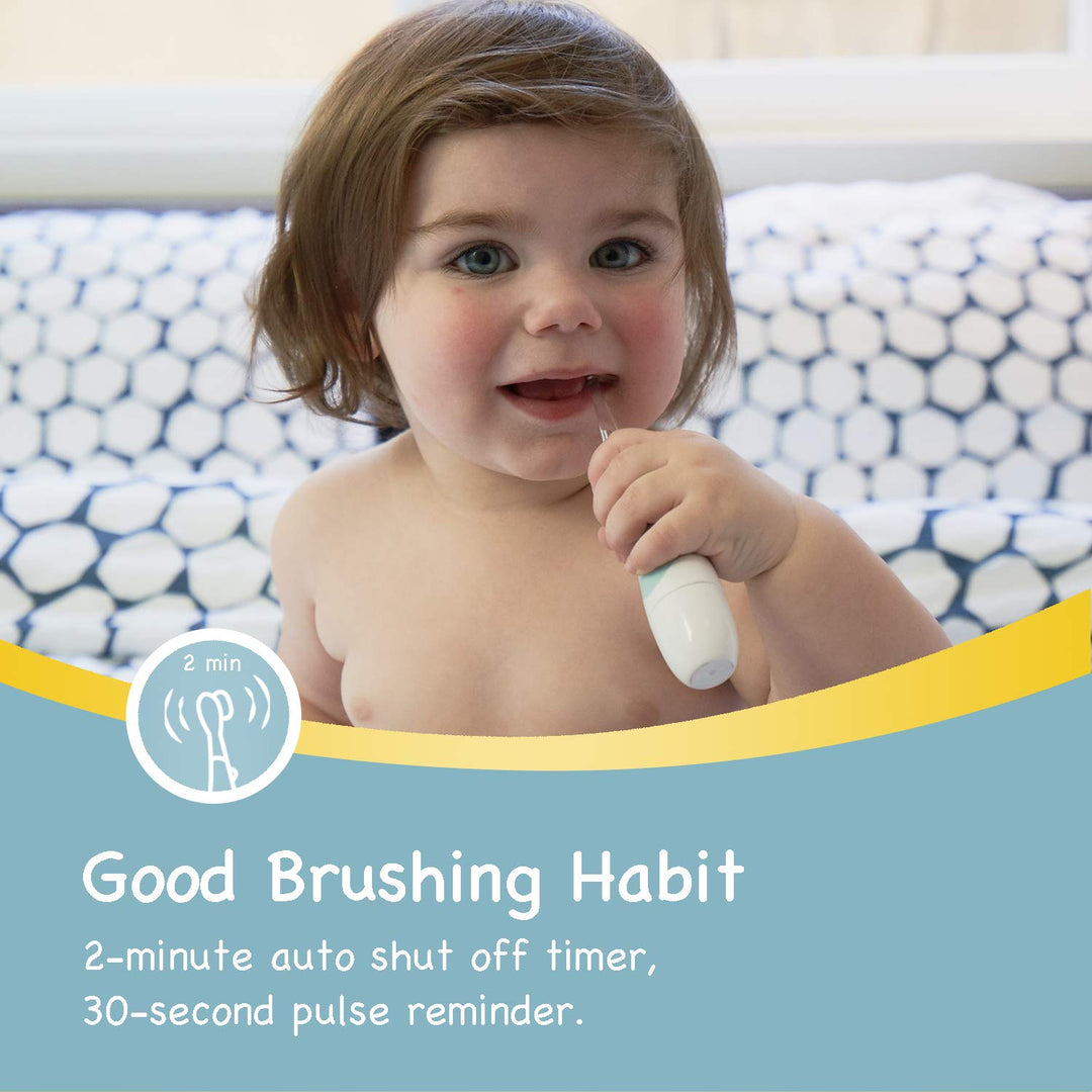 Papablic BabyHandy 2-Stage Baby Sonic Electric Toothbru