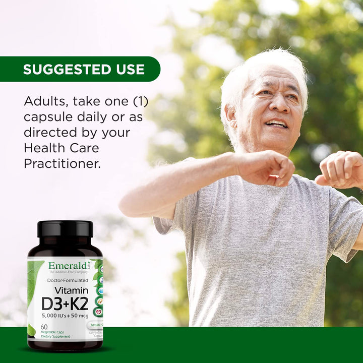 EMERALD LABS Vitamin D3+K2 - Vitamin D &amp; VitalD