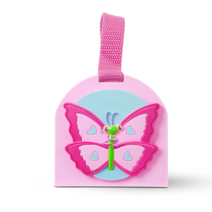 Melissa &amp; Doug Sunny Patch Cutie Pie Butterfly Bug House Toy for 3+ years With Carrying Handle and Easy-Access Door