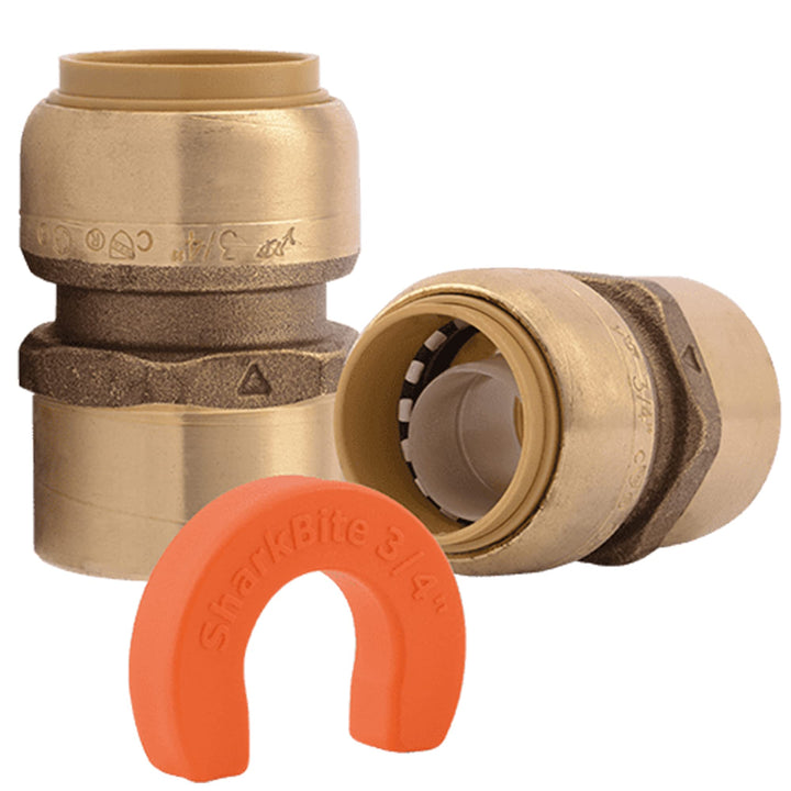 SharkBite 3/4 Inch Water Heater Connection Kit, Push to