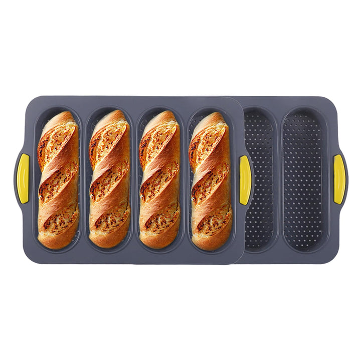 Silicone Bread Loaf Pan, Non-stick &amp; Heat-resistance French Bread Baking Pan, Bread Pans for Homemade Bread, Bread Mold for Baking, Silicone Baking Mold, Sandwich Bread Loaf Pan