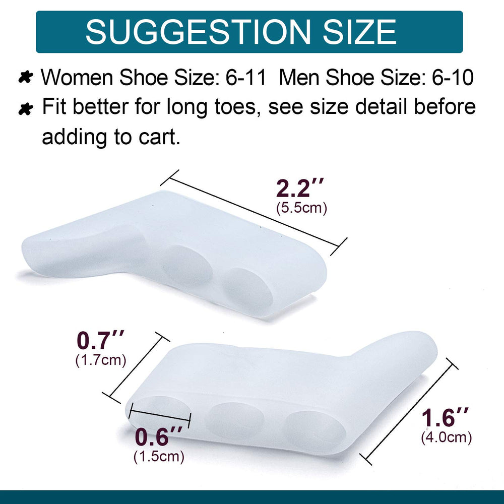 5 Pairs Updated Pinky Toe Straightener: Povihome Pinky 