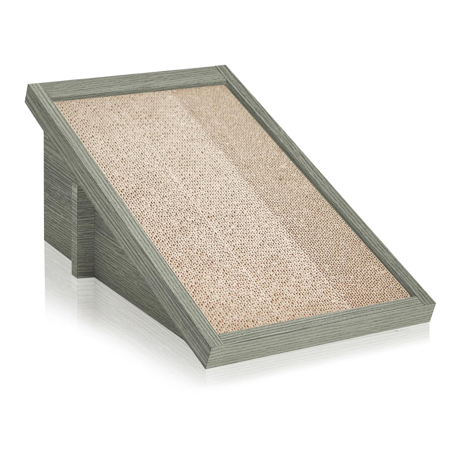 WAY BASICS Premium Cat Scratcher Incline Wedge Scratchy Ramp - Reversible zBoard Lasts 5X Longer (Free Silvervine Organic Catnip)