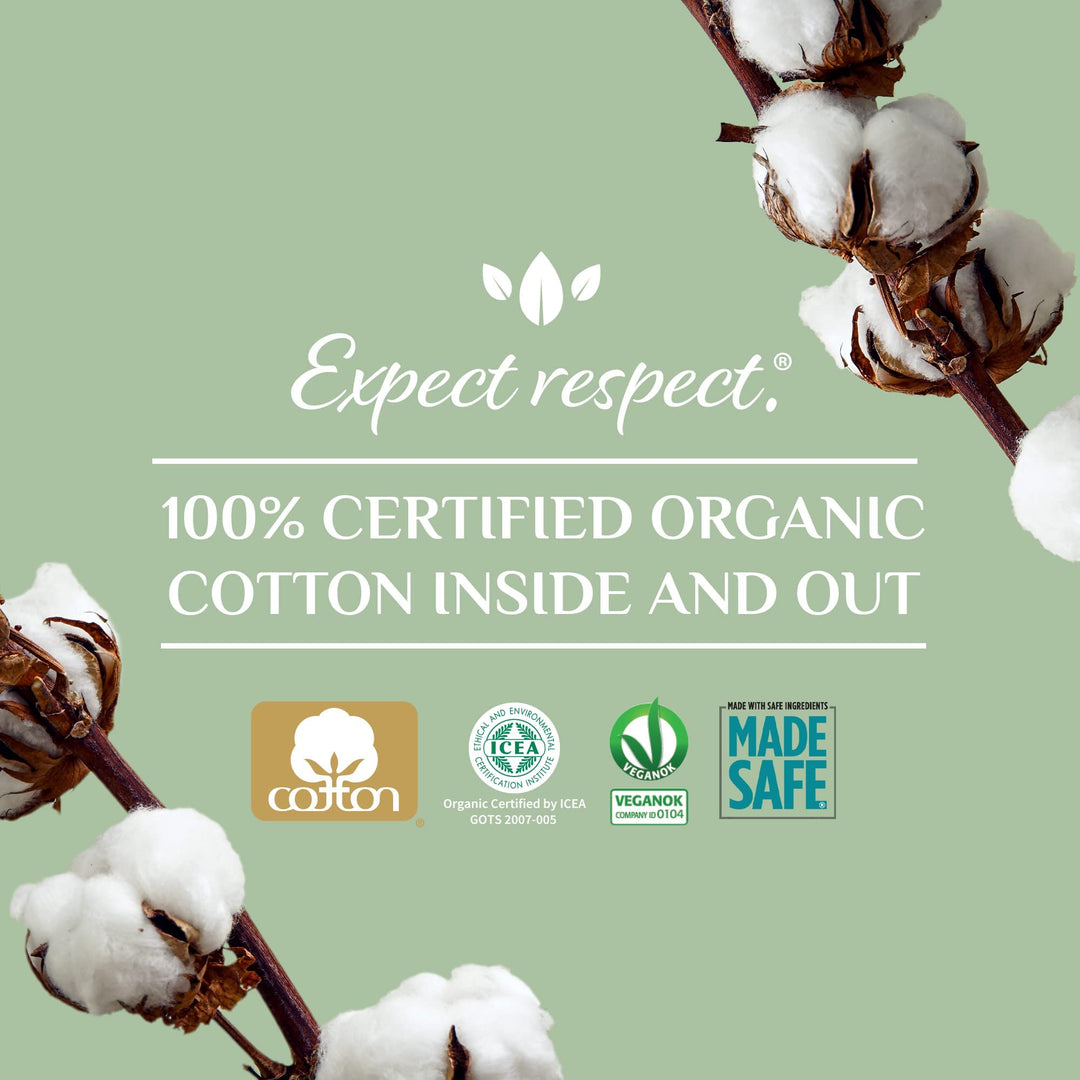 Organyc 100% Organic Cotton Panty Liners for Sensitive 