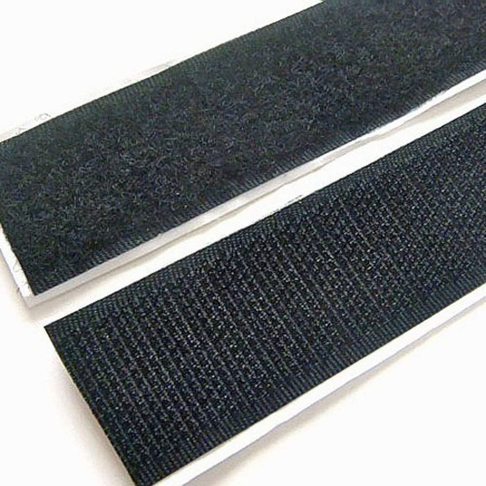 1 Self Adhesive Hook &amp; Loop Tape Adhesive Backed Fabric Fastener | Used for Arts/Crafts &amp; Home and Office - 15 Feet