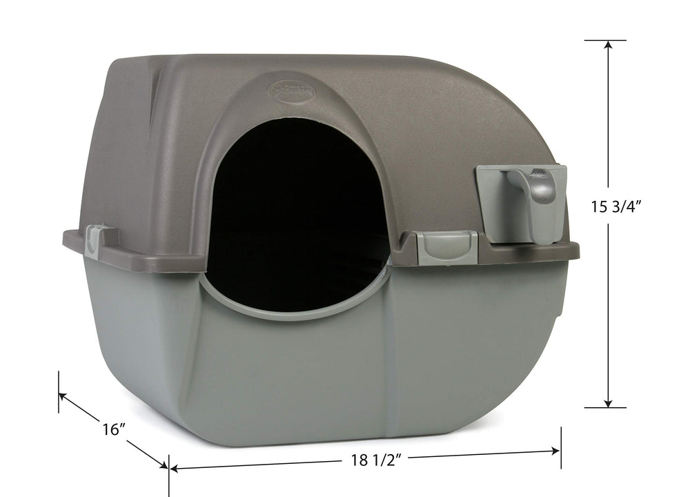 NRA15 Self Cleaning Litter Box Regular Size,Grey