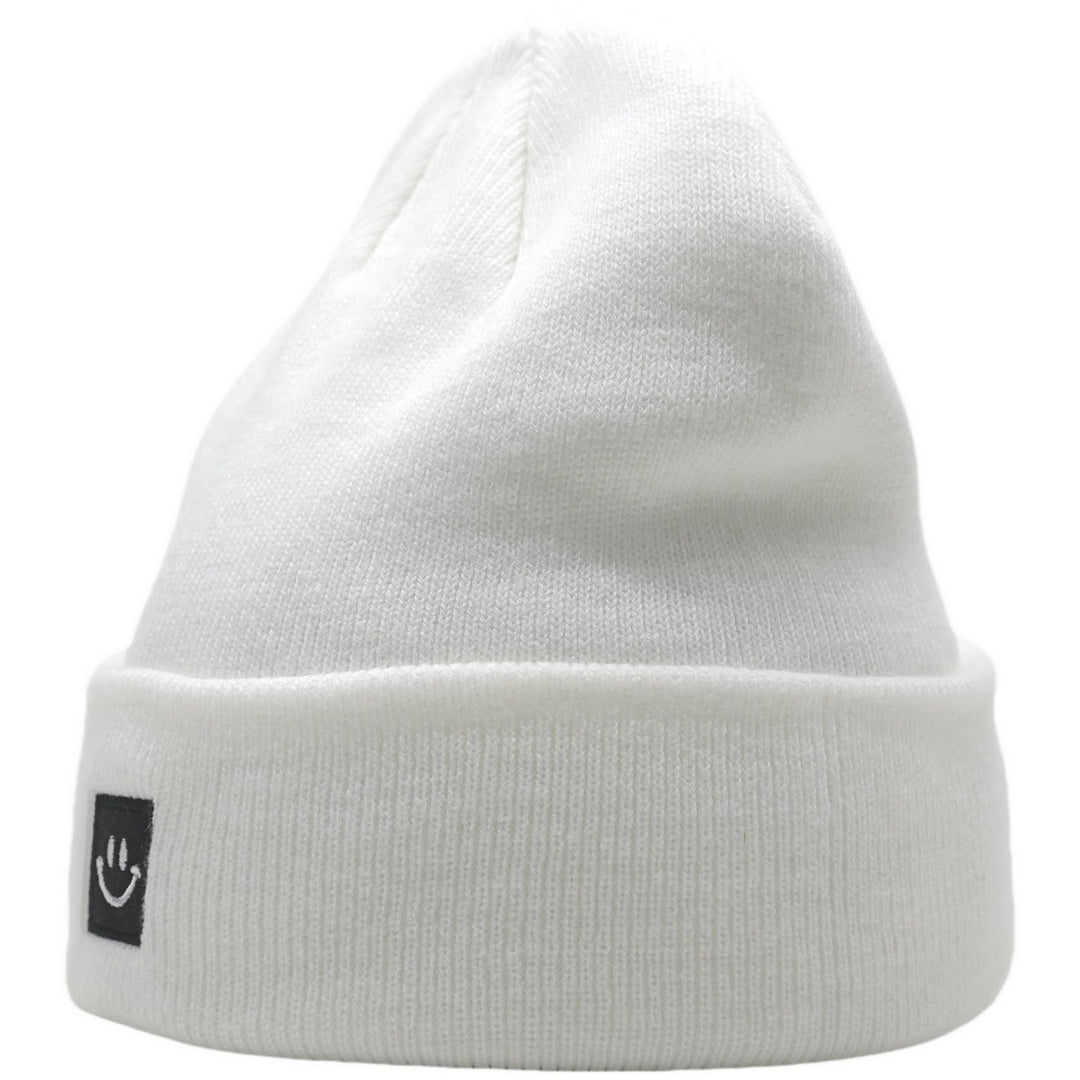 Beanie Hats for Men Women White