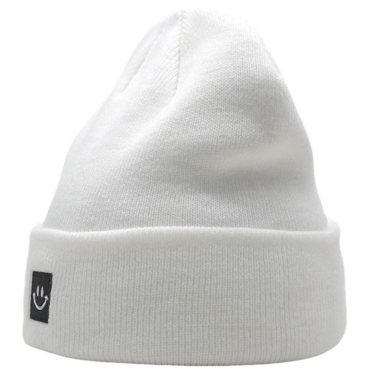 Beanie Hats for Men Women White