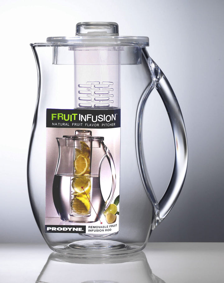 Fruit Infusion Flavor Water Infuser Pitcher, 2.9 qt clear, 93 oz