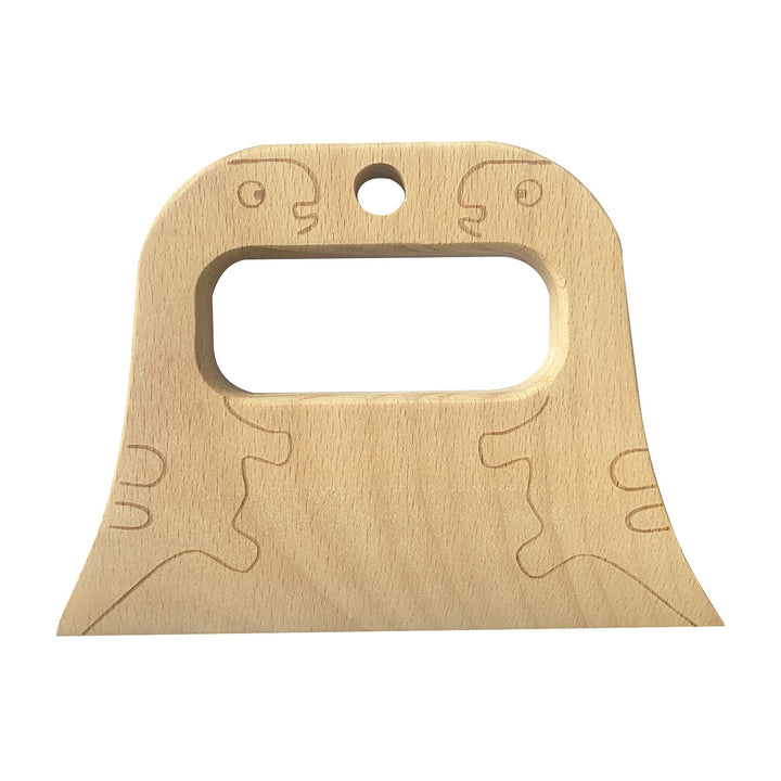 Wooden Kids Knife for Cooking and Safe Cutting Veggies Fruits, Cute Dinosaur Shape Kids Kitchen Tools, 2-10 Years Old Applicable