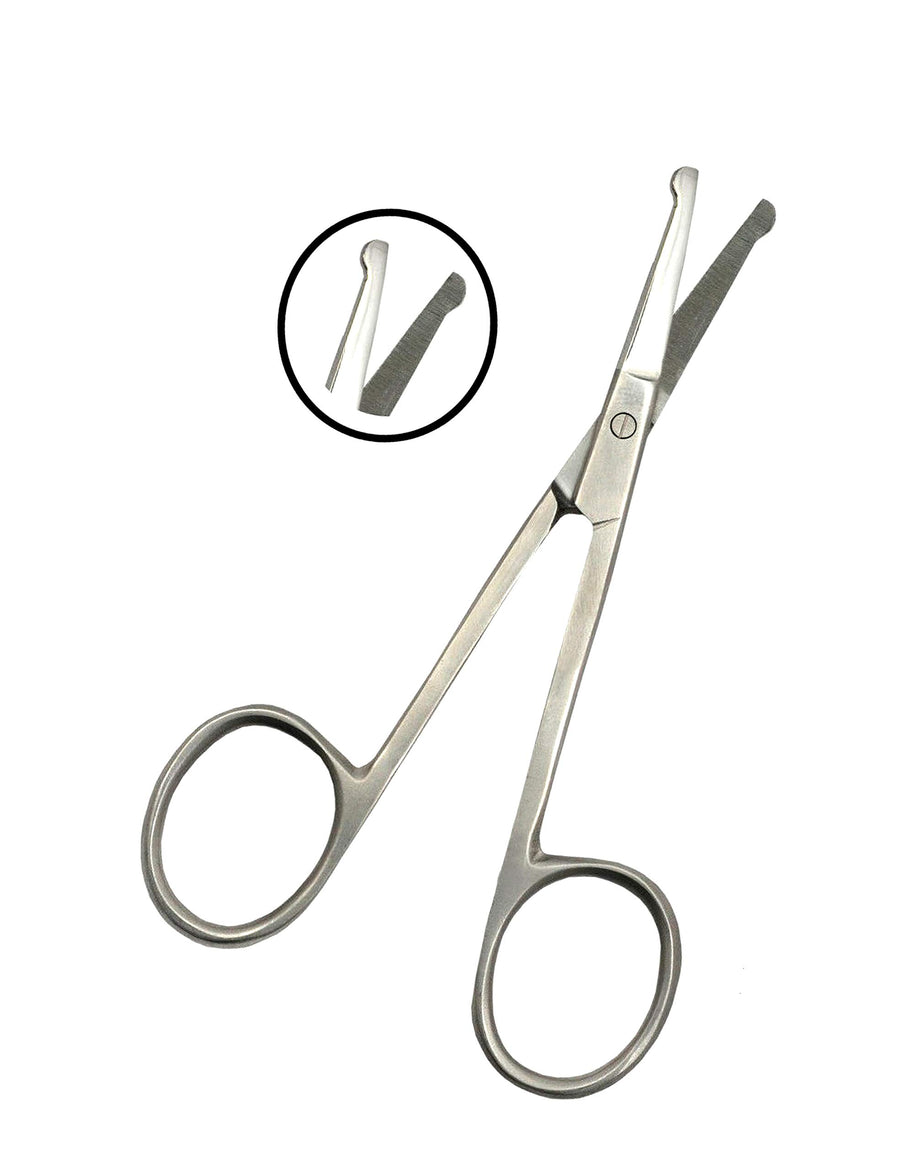 Baby Scissors Nail with Rounded Probe Tip - Age: 0 m+3 Years Stainless Steel