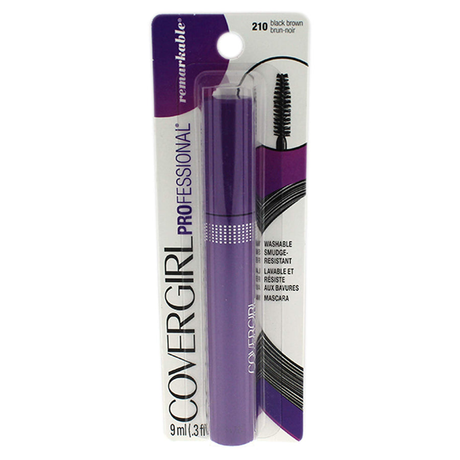 CoverGirl Professional Remarkable Waterproof Mascara, Black Brown/210, 0.02 Pound