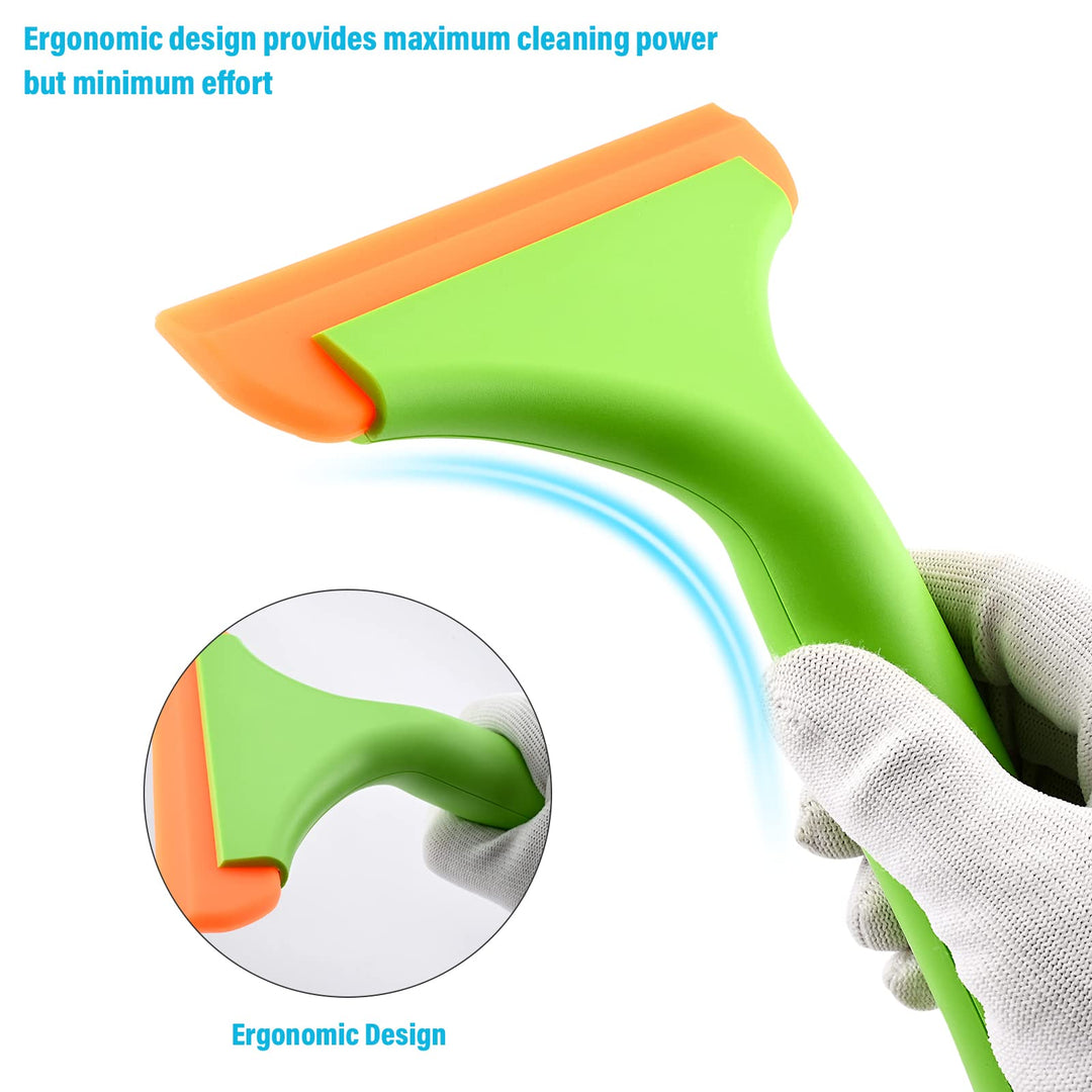 Gomake Small Silicone Squeegee Window Shower Squeegee,A