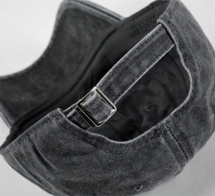 Unisex Skull-Chef Cooking Skull Vintage Jeans Adjustable Baseball Cap Cotton Denim Dad Hat (One Size, Black 5)