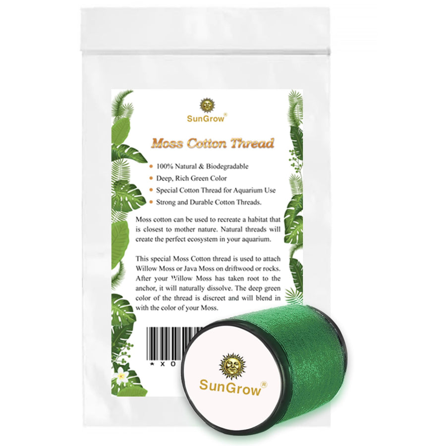 Plant Cotton Thread, 20 Meters, Green Color Similar to Willow Plant, Disintegrates Eventually, Securely Attaches Floating Plants