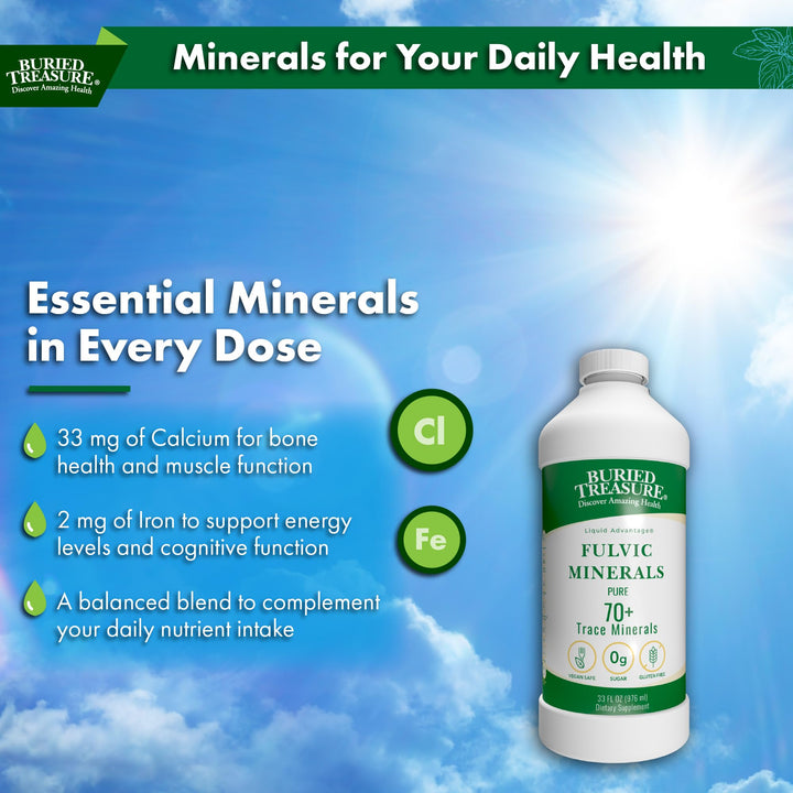 Buried Treasure Liquid Advantage FULVIC MINERALS Pure 7