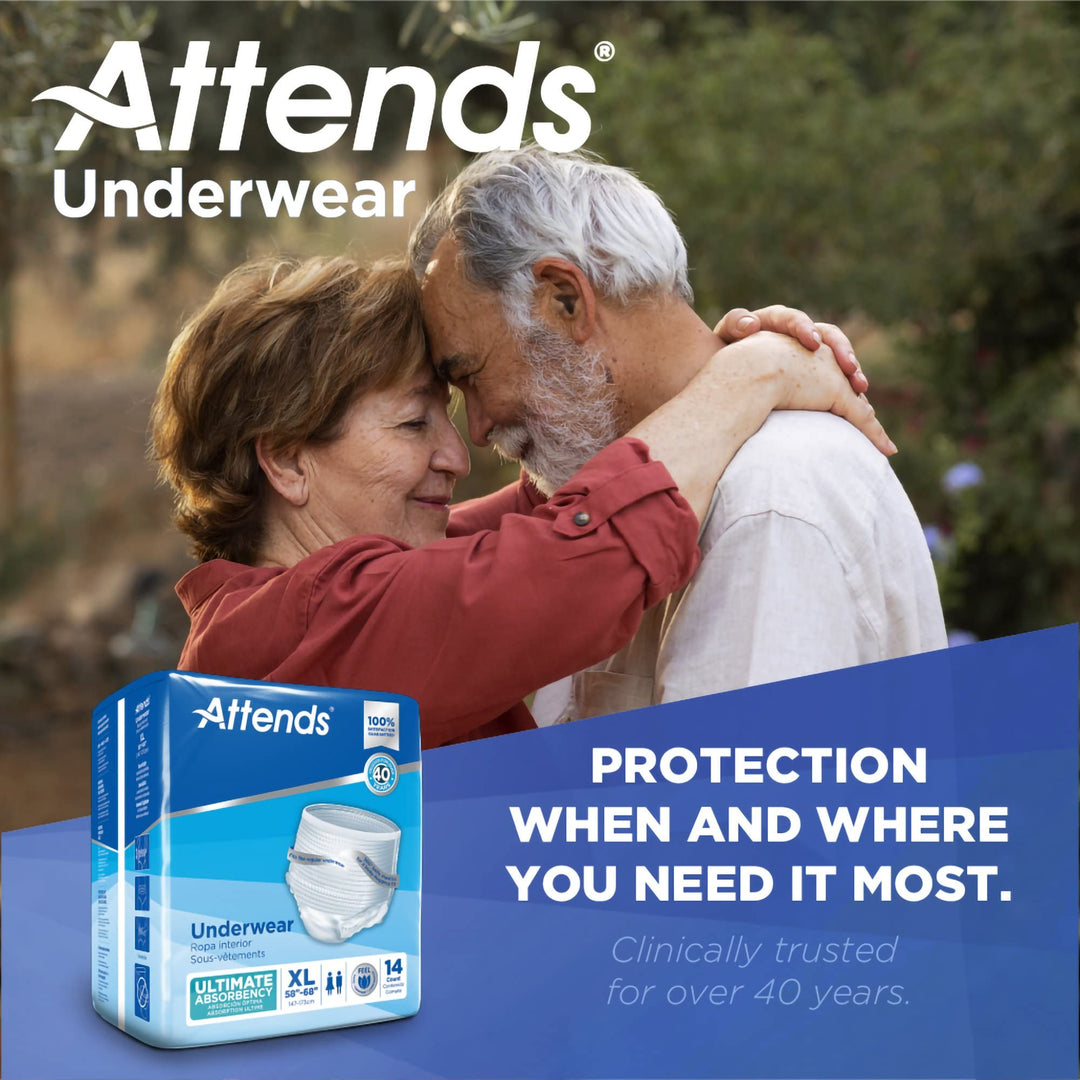 Super Plus Underwear, XL, Extra Large, Heavy Absorbency, APP0740 - Pack of 14