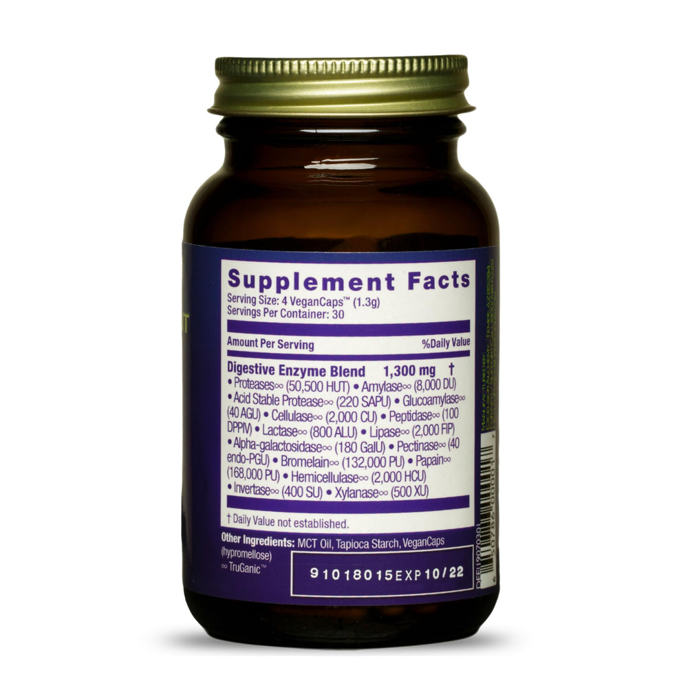 Digestion Enhancement Enzymes - 120 Vegan Capsules