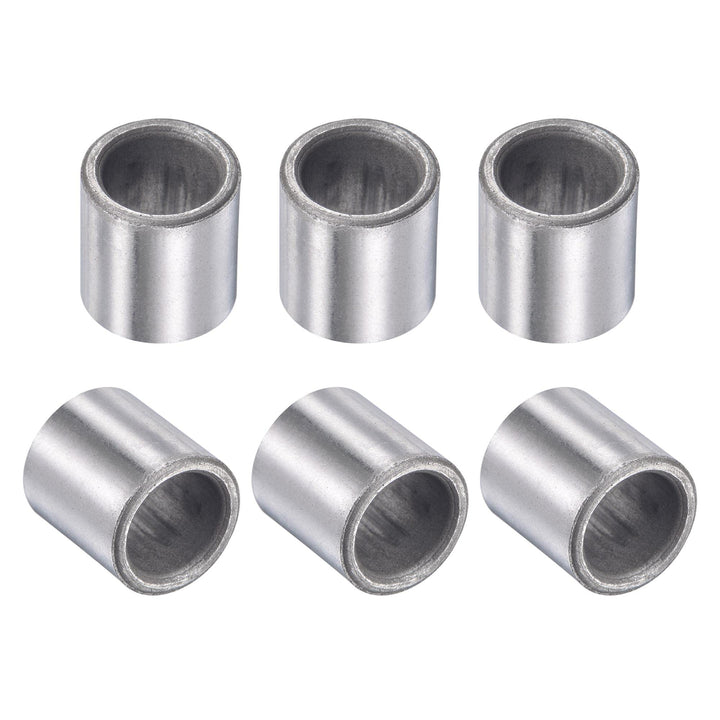 Sleeve Bearings 10mm Bore 14mm OD 15mm Length Sintered Iron Self-Lubricating Bushings 6pcs