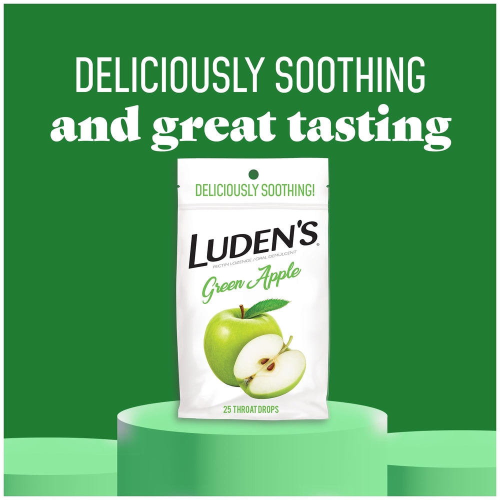 Luden's Green Apple Throat s | Deliciously Soothing