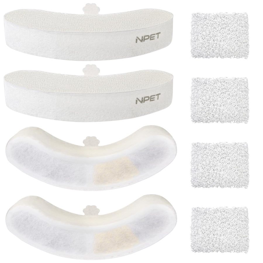 Pet Water Fountain Filters for WF050 & WF100 Cat Fountain(4pcs)