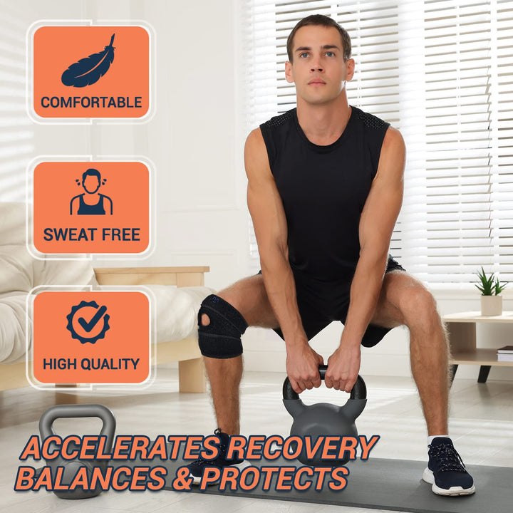 Persanna Knee Brace For Knee Pain - Adjustable Compress