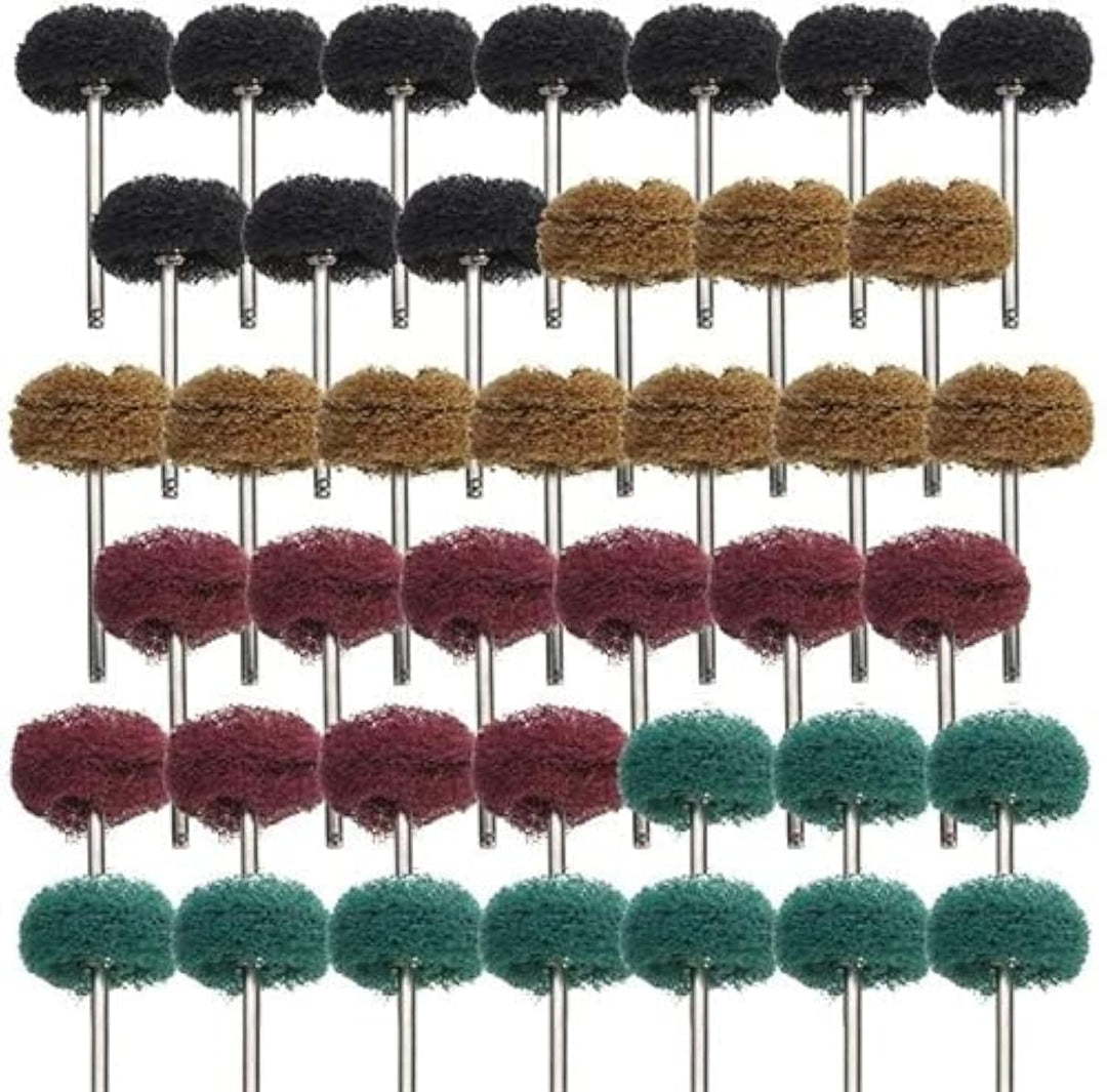 Rocaris 40 Pack 1 inch Abrasive Wheel Buffing Polishing