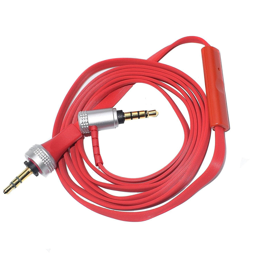 Replacement Audio Remote Mic Volume Control Aux Cable Wire Cord Compatible with Sony MDR-X10 MDR-XB920 MDR-X910 Headphones (Red)