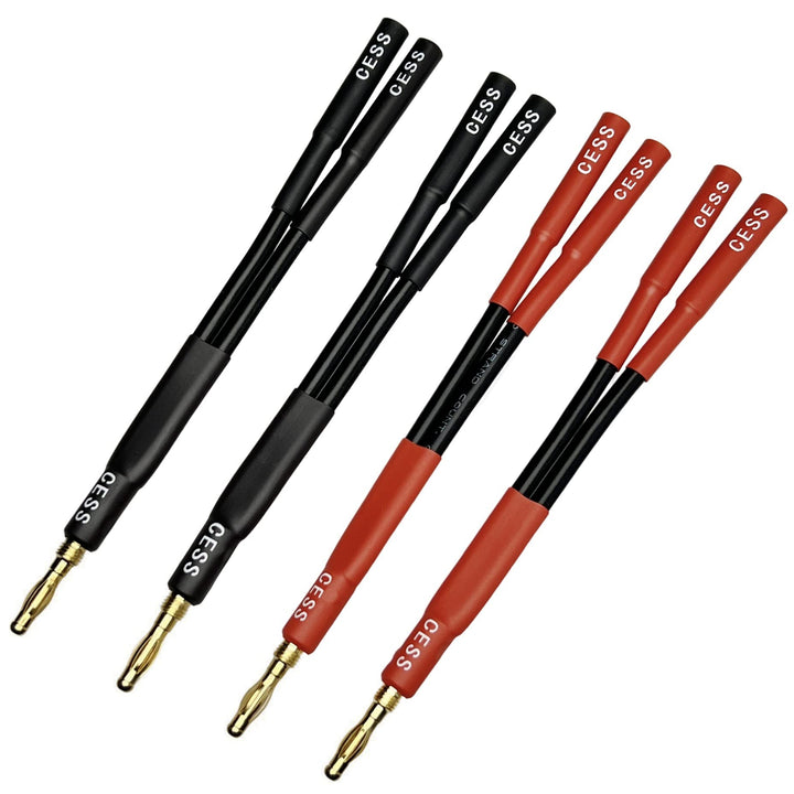 CESS-142x4 Banana Plug Splitter 2-in 1-Out (4-Pack)