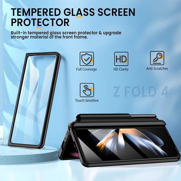 Caka Case Compatible for Z Fold 4 Case, Galaxy Z Fold 4
