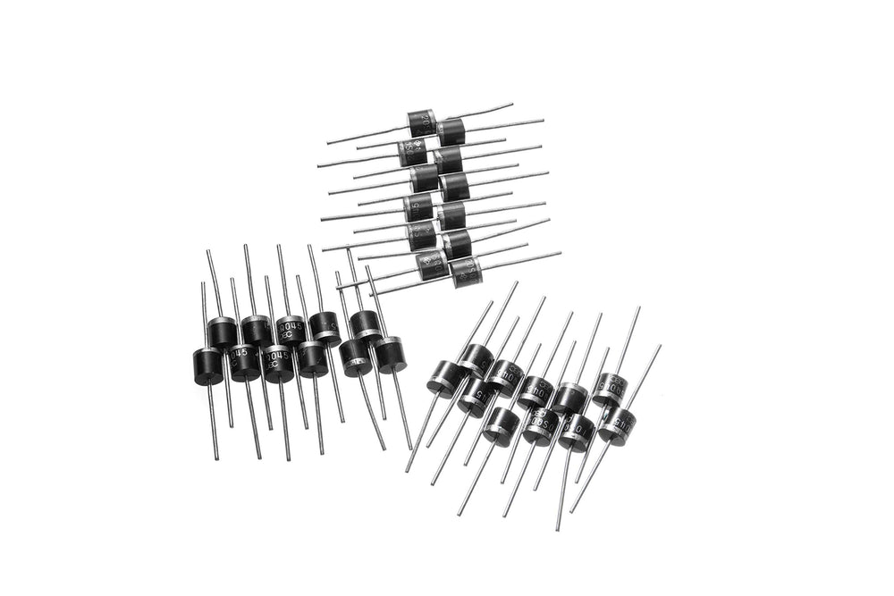 30Pcs(10Pcs 10SQ045+10Pcs 15SQ045+10Pcs 20SQ045) Diode Axial Lead Schottky Rectifie 45V for Solar Cells Panel/Wind