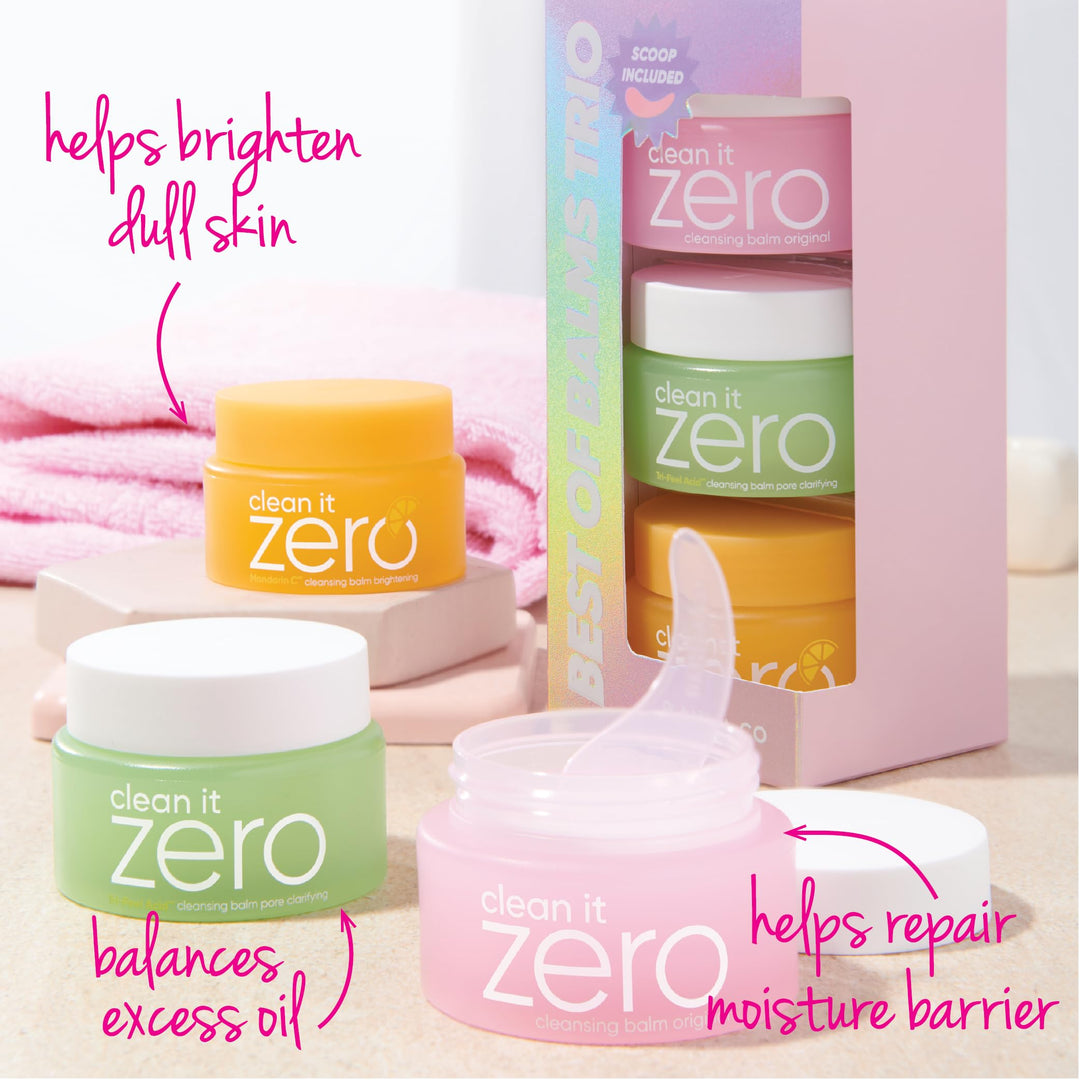 NEW Clean It Zero Original Cleansing Balm Makeup Remover, Balm to Oil, Double Cleanse, Face Wash, 2 sizes