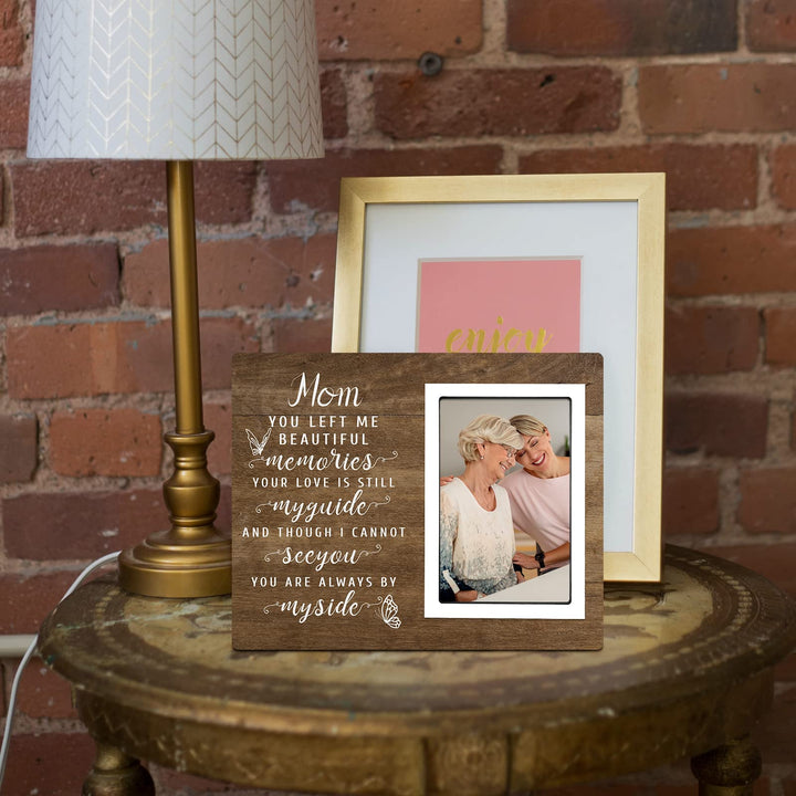 Memorial Gift for Loss of Mother- Mom Memorial Photo frame- Mother Bereavement Gifts, Sympathy Gift for Loss of Mom, Loss of Stepmom, Fit for 4”x6” Photo