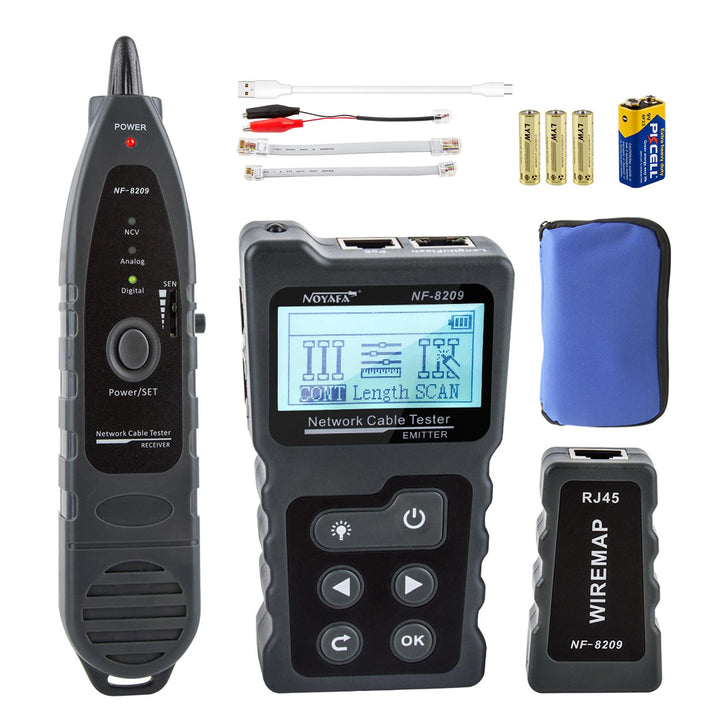 NOYAFA Advanced Network Cable Tester With PoE&amp; 